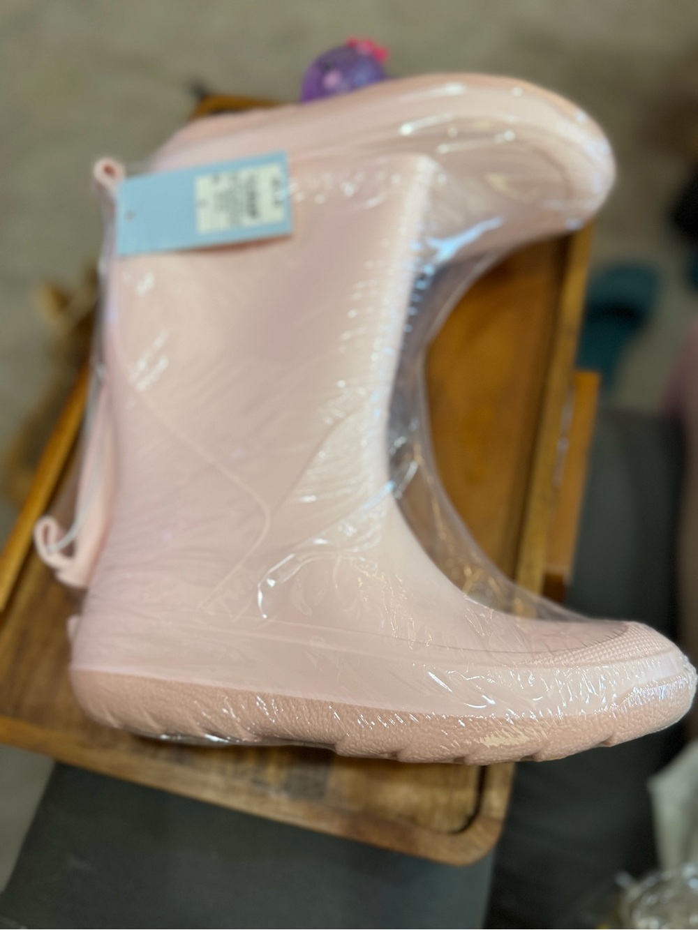 Cat & Jack Light Pink Girls' Rain Boots